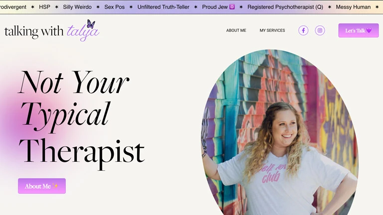 web design for psychotherapist
