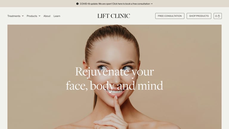 Latest Work | web design toronto for skin care clinic | Website Design | Web Design Company | Web Design Agency | Web Designers